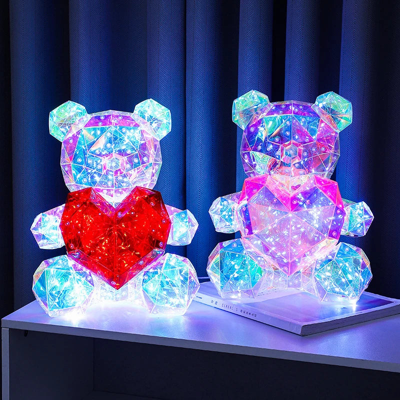 Led Light Up Beardecor Bear – Teddy